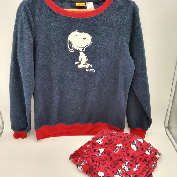 Peanuts Pajamas Set Bottoms with Top - Picture 2 of 7